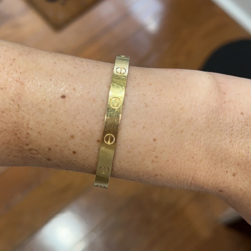 Authentic Cartier Love Bracelet in Yellow Gold